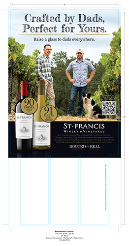 St. Francis Rooted in Real Dads & Cabs Case Card