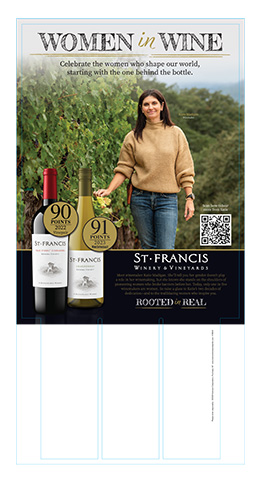 St. Francis Rooted in Real Women in Wine Case Card