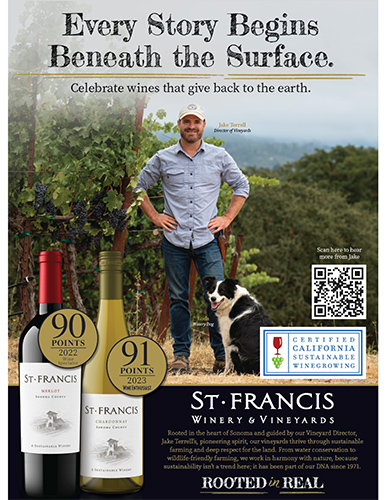 St. Francis Rooted in Real In-Store Demo Tasting Sheet (Sustainability)