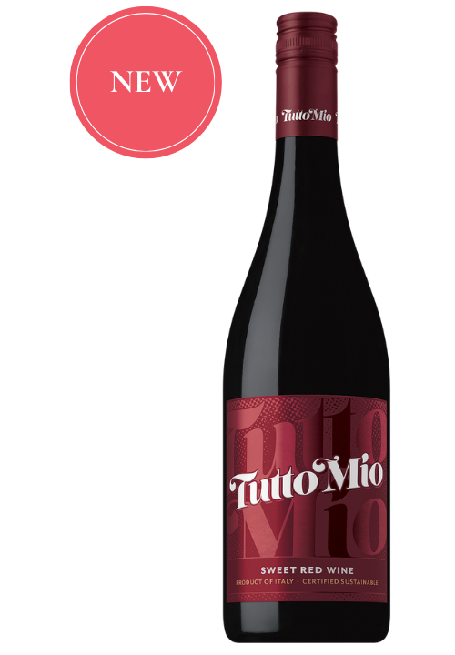 Sweet Red Wine Bottle Image – NEW