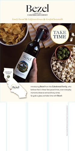 Bezel Cabernet Sauvignon Take Time Case Card