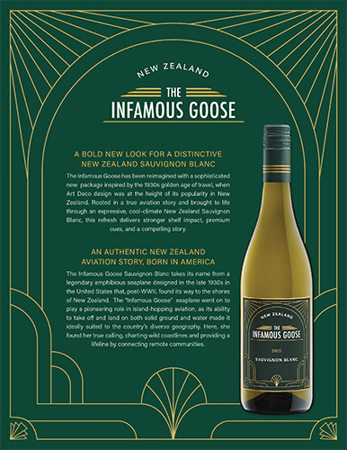 Infamous Goose Brand Relaunch Trade Package (2 pages)