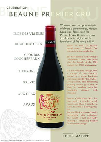 Beaune Premier Cru Celebration 2022 Sell Sheet