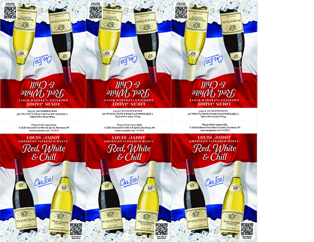 Red, White & Chill Summer 2026 6-Up Shelf Talker – Beaujolais-Villages & Mâcon-Villages