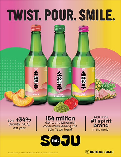 Mr. Soju Brand Launch Trade Sell Sheet (2 pages)