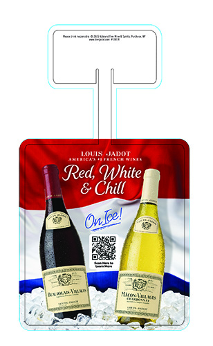 Red, White & Chill Summer 2026 Shelf Dangler – Beaujolais-Villages & Mâcon-Villages